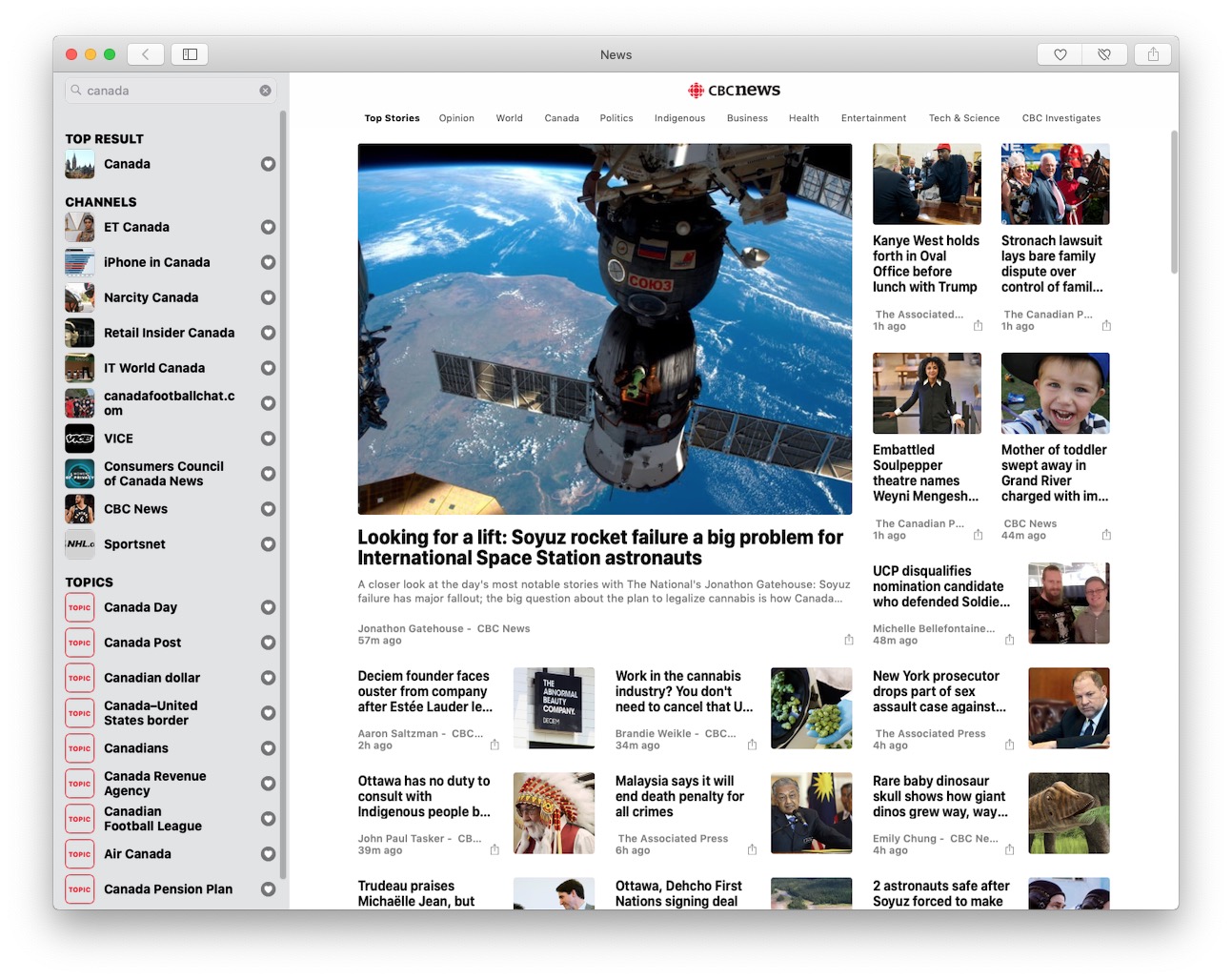 Apple news app for mac os